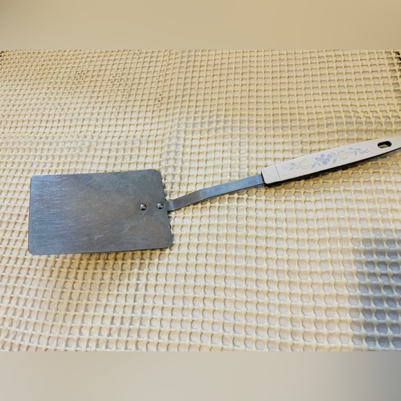 Other - Vintage Stainless Steel Spatula with Floral Fruit Handle